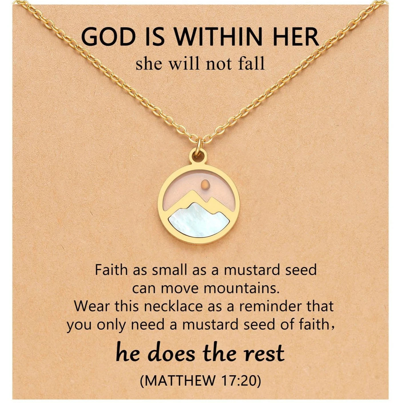 Mustard Seed Faith Necklace