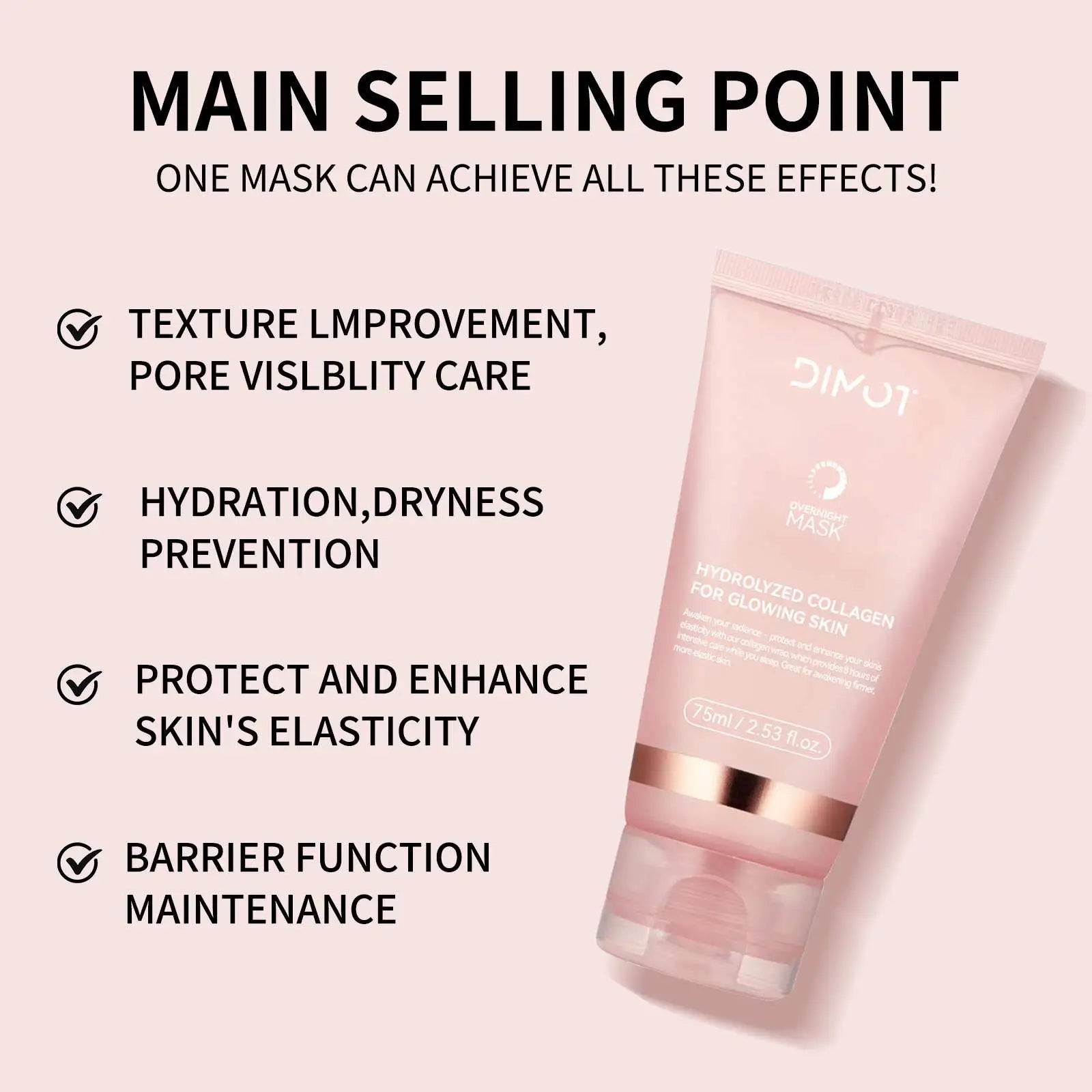 Night Wrapping Collagen Mask Skin Care for All Skin Types