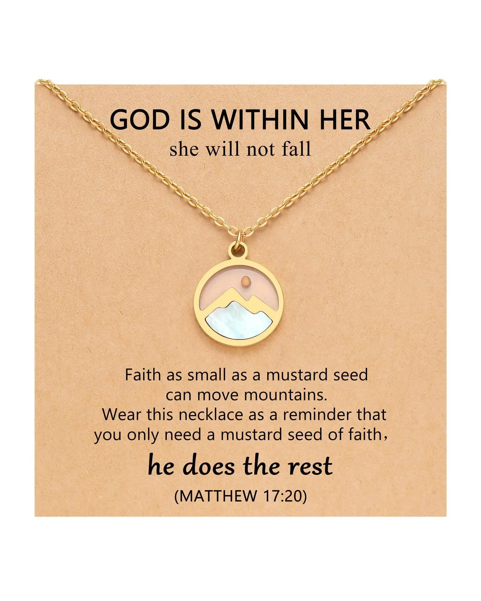 Mustard Seed Faith Necklace