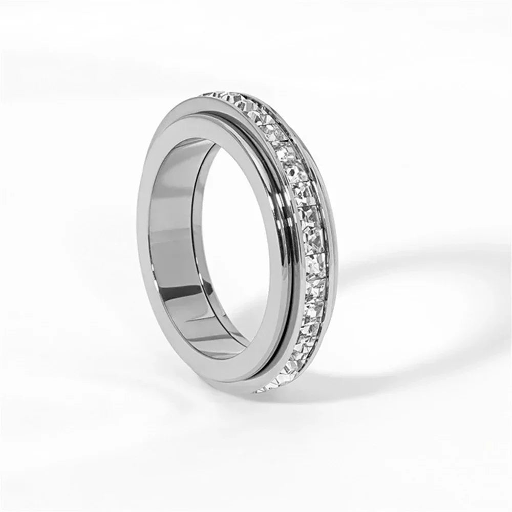 Women's Turnable Anxiety Relief Ring