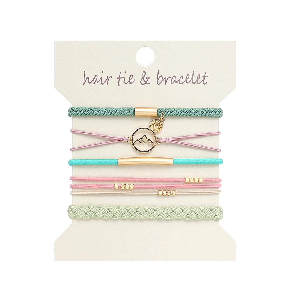 5 Pc Metallic Bohemian Style Bands
