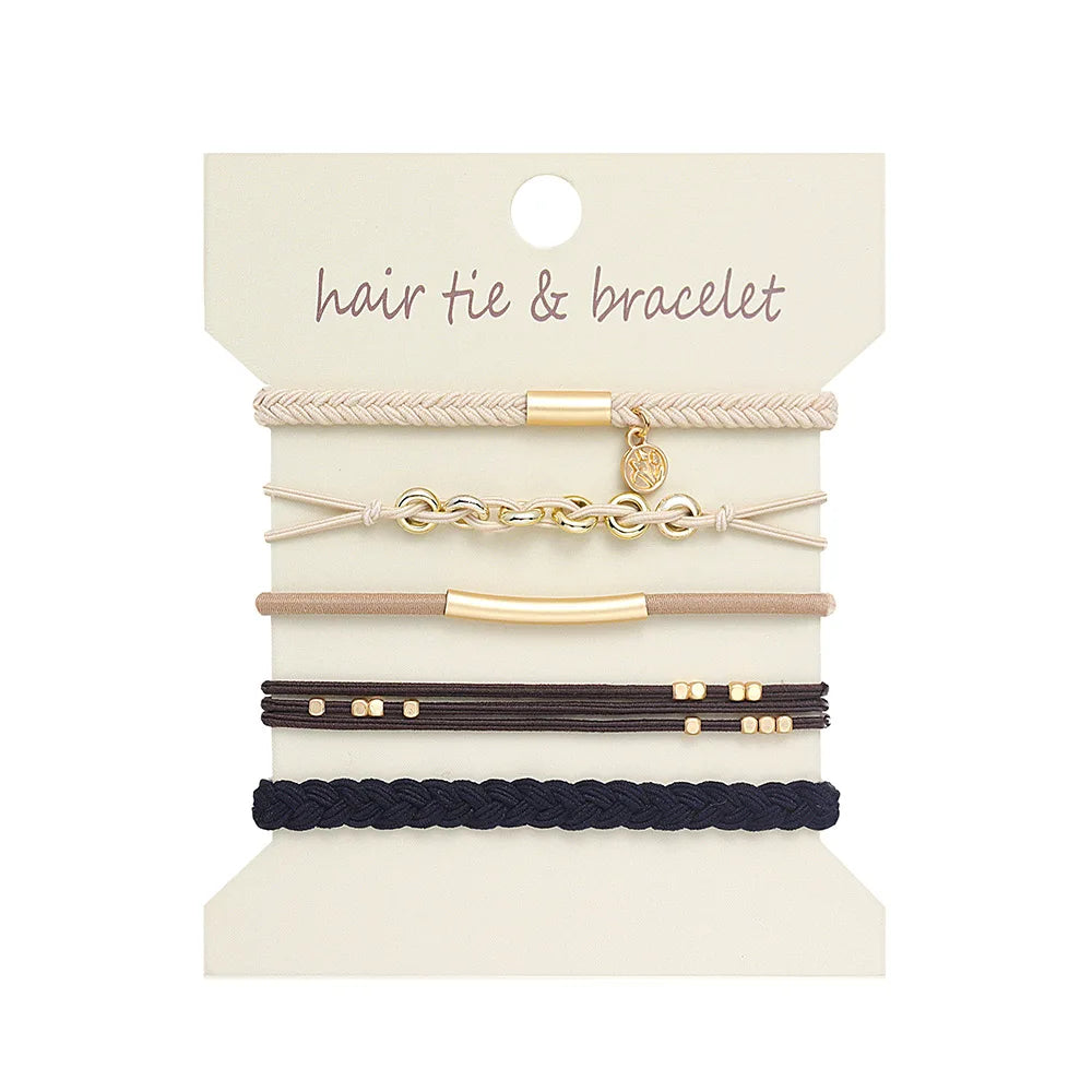 5 Pc Metallic Bohemian Style Bands