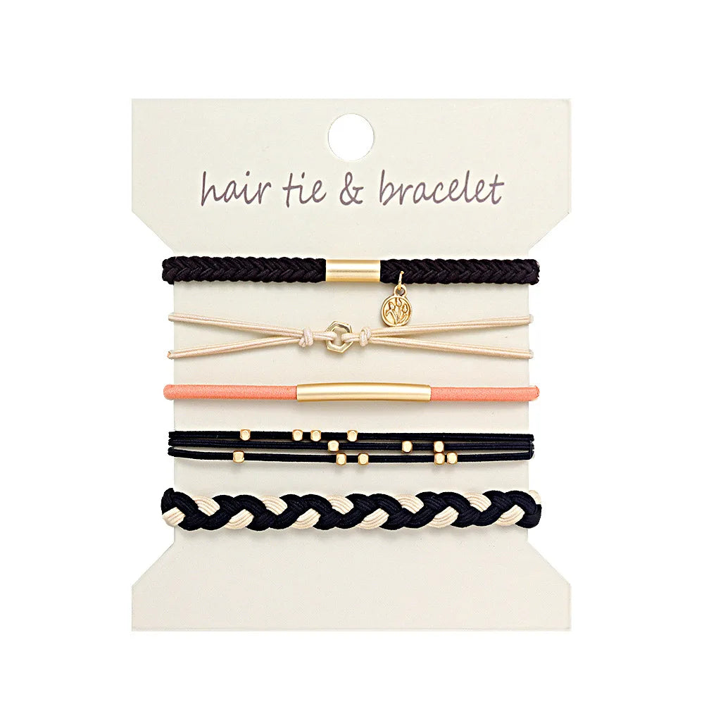 5 Pc Metallic Bohemian Style Bands