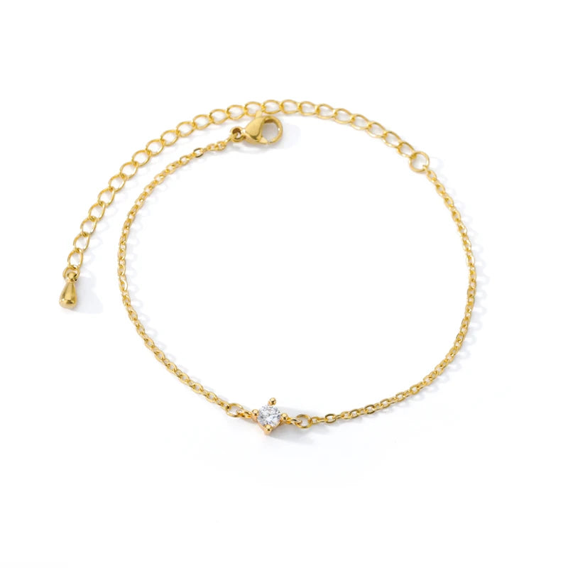 Stainless Steel Bracelets And Anklets With Pendant